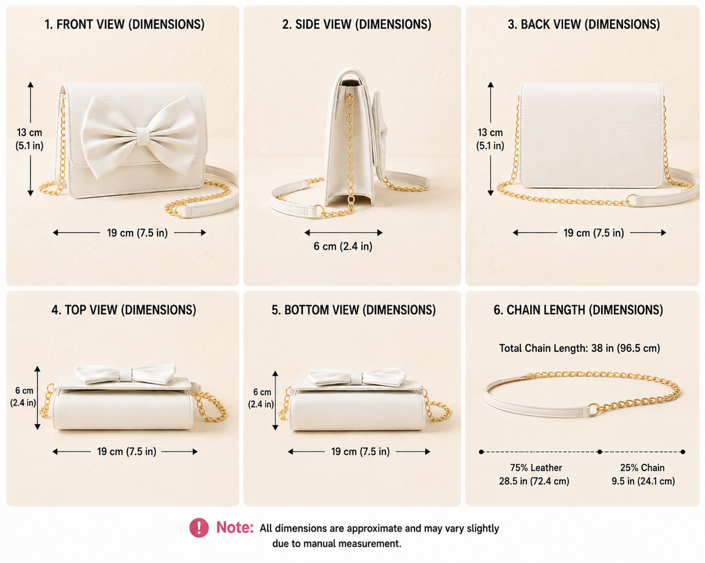Elegant Croc-Texture Bow Handbag